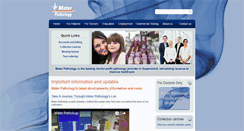 Desktop Screenshot of pathology.mater.org.au