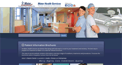Desktop Screenshot of brochures.mater.org.au
