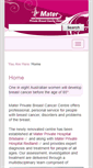 Mobile Screenshot of breastcancer.mater.org.au