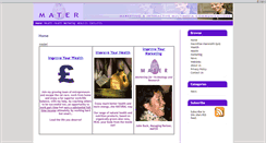 Desktop Screenshot of mater.co.uk